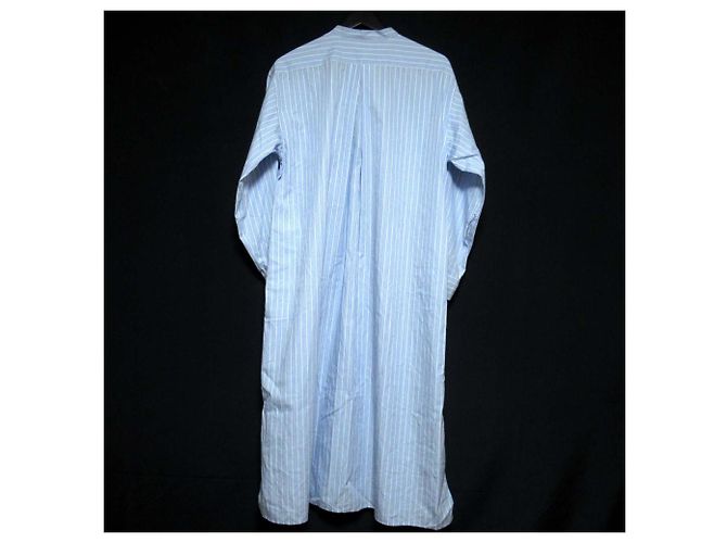 Autre Marque Vestido camisa de algodón a rayas blurhms Azul - vista 2
