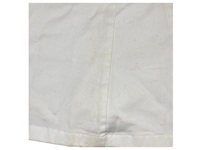 Autre Marque Gonna a sirena chino GRACE CONTINENTAL Gonna in cotone Bianco - Ansicht 5