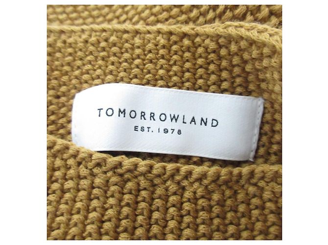 Autre Marque TOMORROWLAND Sommer-Stricktop mit seitlicher Schnürung Braun - Ansicht 7