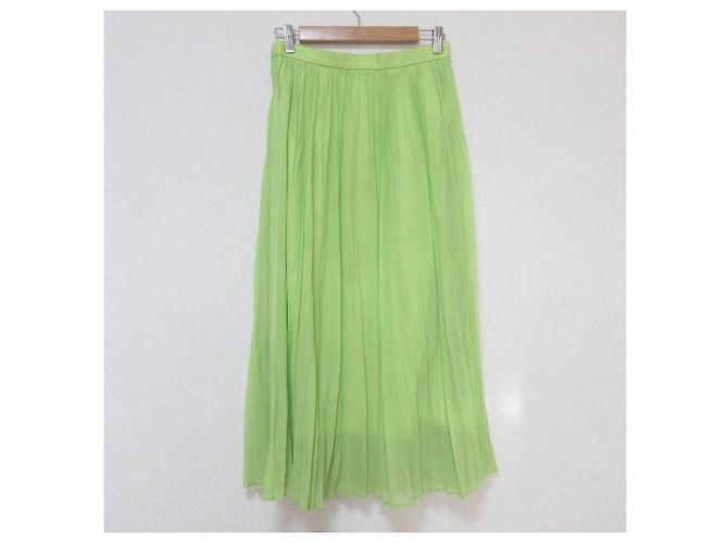 Autre Marque Falda larga plisada Ballsey Verde - vista 2