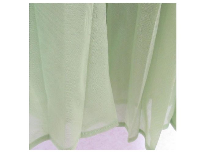 Autre Marque Falda larga plisada Ballsey Verde - vista 4