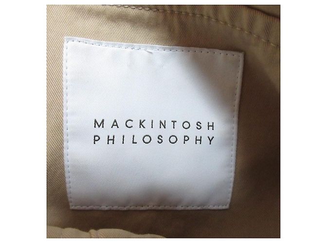 Autre Marque MACKINTOSH PHILOSOPHY Giacca corta con cappuccio Beige - vista 7