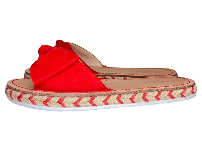 Sandali Espadrillas con Nastro Kate Spade Rosso - vista 2