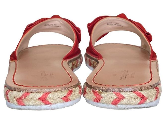 Sandali Espadrillas con Nastro Kate Spade Rosso - vista 3