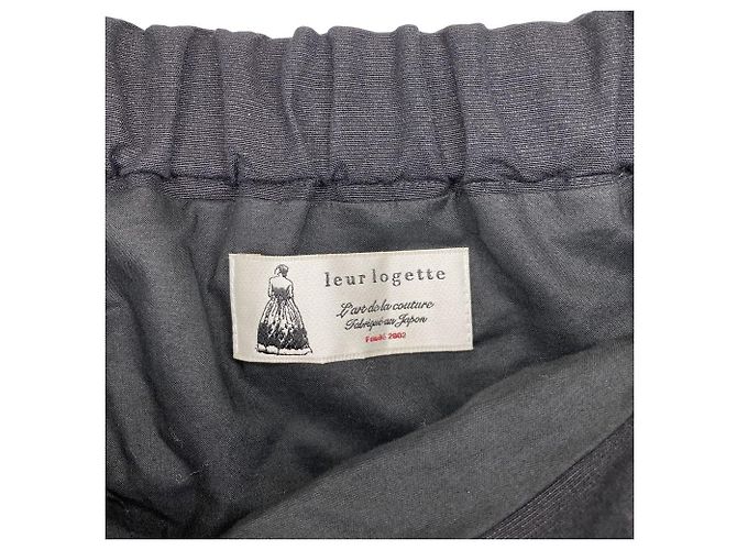 Autre Marque Vestido a capas Leur Logette Negro - vista 4