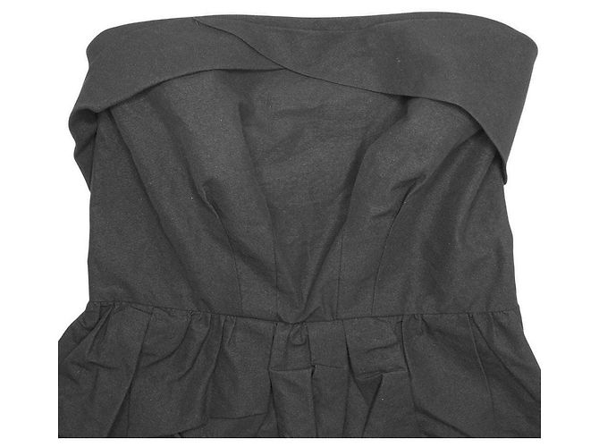 Autre Marque Vestido a capas Leur Logette Negro - vista 5