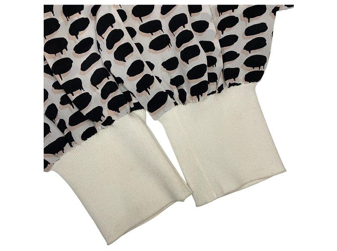 Stella Mc Cartney Stella McCartney Seiden-Ripphose Weiß - Ansicht 5