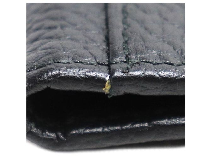 Tarjetero de piel Gucci GG Marmont Negro - vista 6