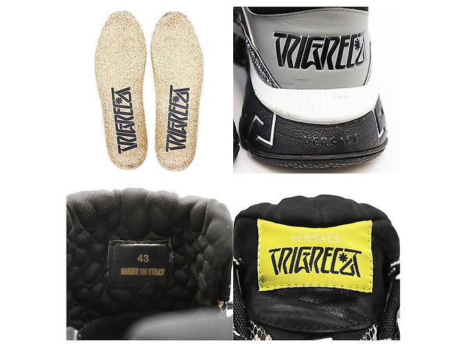 Gianni Versace Trigreca Leder-Sneaker Mehrfarben - Ansicht 10