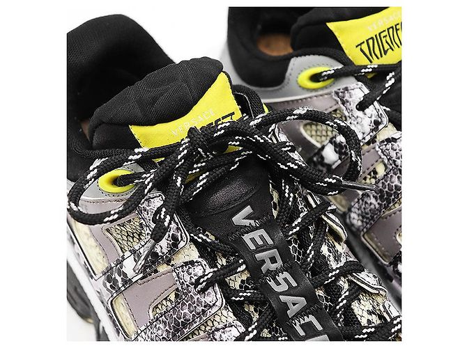 Gianni Versace Trigreca Leder-Sneaker Mehrfarben - Ansicht 12