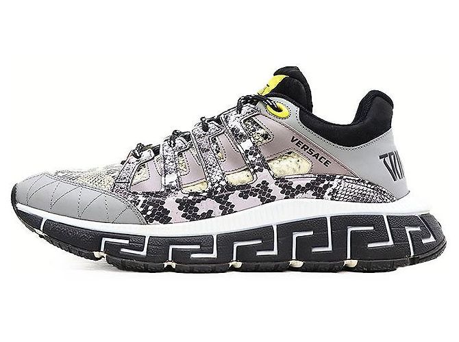 Gianni Versace Trigreca Leder-Sneaker Mehrfarben - Ansicht 4