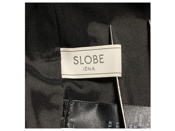 Autre Marque Saia de bolinhas com pregas aleatórias SLOBE IENA Preto - vista 4