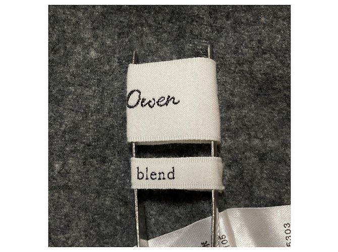 Autre Marque Abrigo de lana oversize Mila Owen Castaño - vista 6