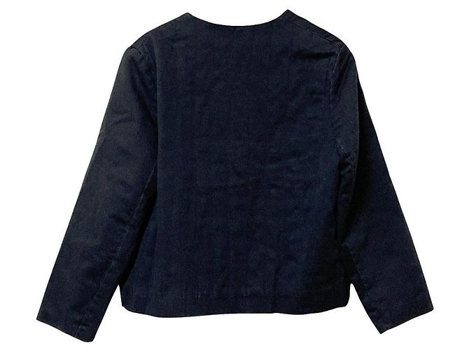 Apc Giacca imbottita senza colletto A.P.C. Marrone Grigio antracite - vista 2