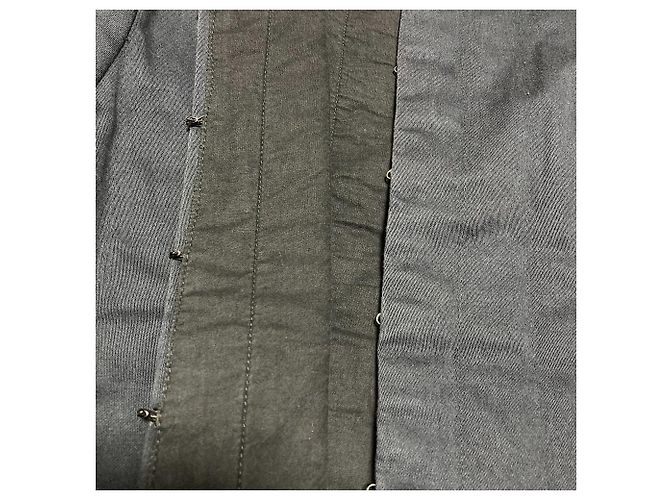 Apc Giacca imbottita senza colletto A.P.C. Marrone Grigio antracite - vista 4
