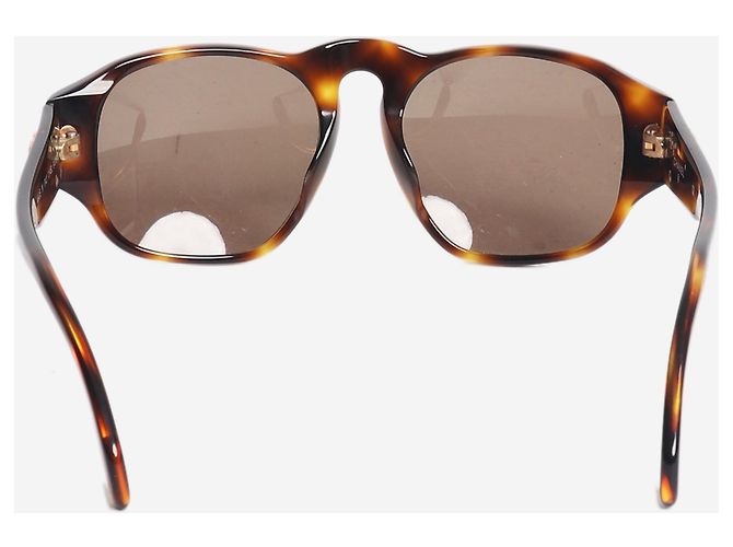 Chanel Sonnenbrille braun Schildpatt - Ansicht 3