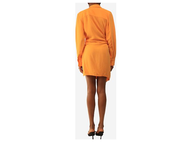 Jacquemus Oranges Mini-Wickelkleid - size UK 6 - Ansicht 2