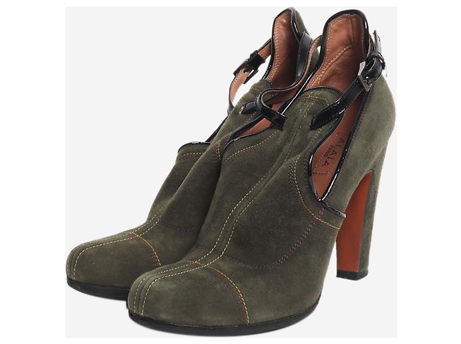 Alaïa Grüne Wildleder-Absatzschuhe - Größe EU 35.5 (UK 2.5) - Ansicht 2