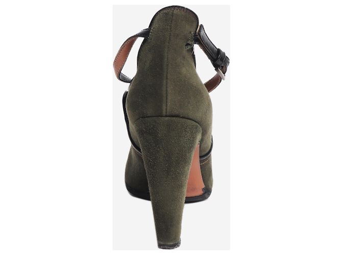 Alaïa Grüne Wildleder-Absatzschuhe - Größe EU 35.5 (UK 2.5) - Ansicht 3