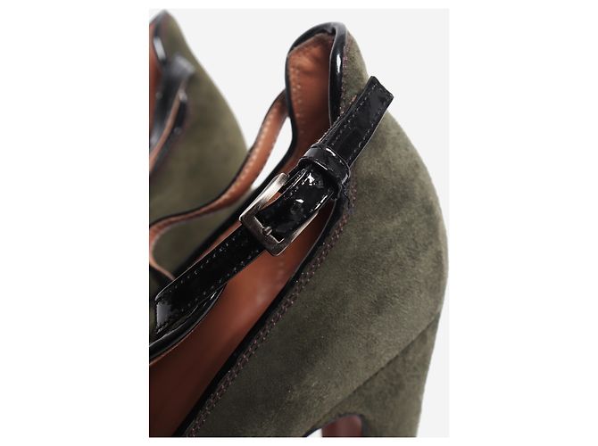 Alaïa Grüne Wildleder-Absatzschuhe - Größe EU 35.5 (UK 2.5) - Ansicht 5