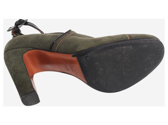 Alaïa Grüne Wildleder-Absatzschuhe - Größe EU 35.5 (UK 2.5) - Ansicht 6