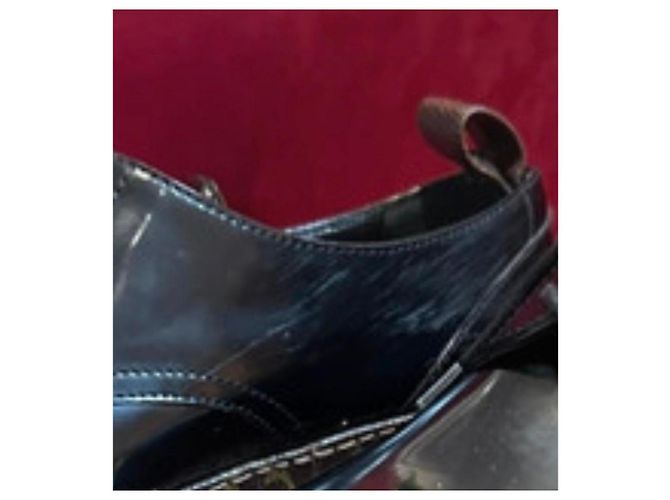 Scarpe Derby con plateau Monogram Louis Vuitton Marrone Nero - vista 4