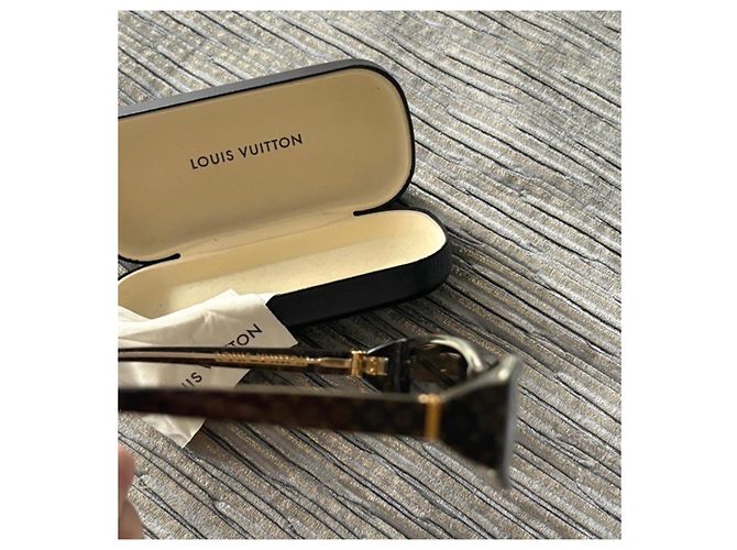 Gafas de sol Louis Vuitton Monogram Castaño Monograma - vista 3