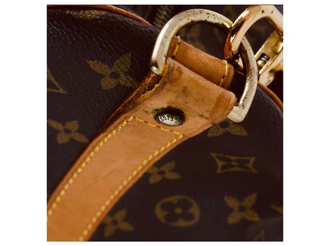 Louis Vuitton Borsa da viaggio Keepall 60 in tela Monogram Marrone Monogramma - vista 14