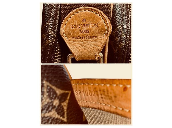 Borsa a tracolla stile Messenger Louis Vuitton Monogram Reporter PM Marrone Monogramma - vista 12