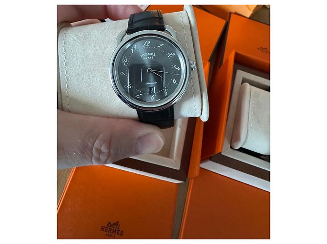 Relógio Hermès Arceau AR 7.710 Automático Preto - vista 4