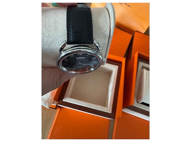 Relógio Hermès Arceau AR 7.710 Automático Preto - vista 6