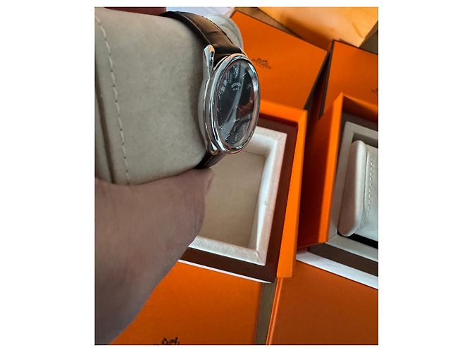 Relógio Hermès Arceau AR 7.710 Automático Preto - vista 7