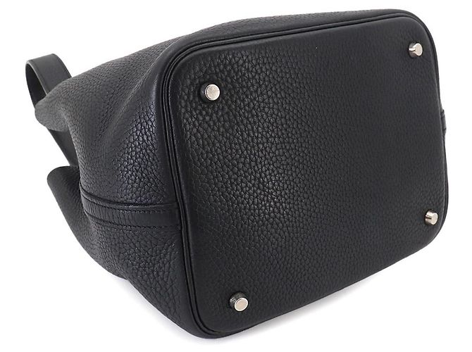 Hermès Borsa Hermes Picotin MM in Nero - vista 4