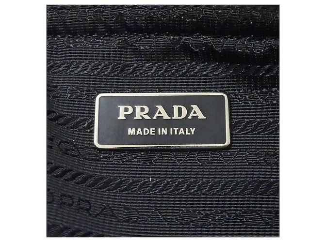 Borsa a tracolla Prada in nylon Nero - vista 6