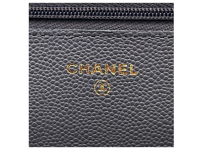 Portafoglio a catena Chanel Classic Matelassé Marrone - vista 10