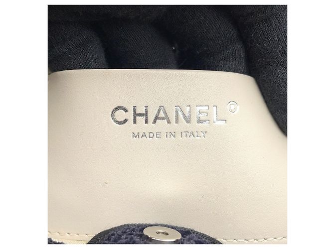 Borsa Tote Chanel Deauville Nero - vista 12