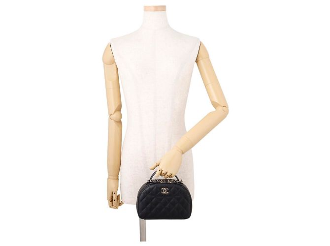 Timeless Chanel Matelassé Black Handtasche Schwarz - Ansicht 5