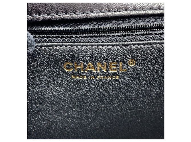 Borsa a mano Chanel in pelle d'agnello nera Nero - vista 15