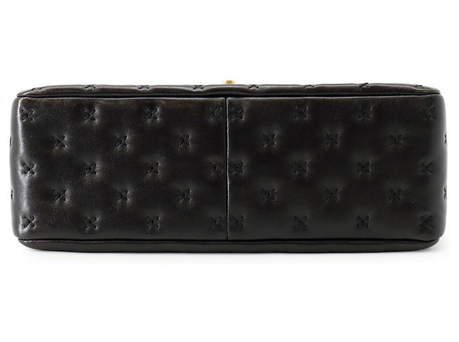 Borsa a mano Chanel in pelle d'agnello nera Nero - vista 3