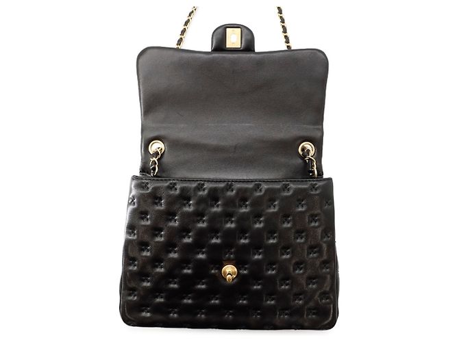 Borsa a mano Chanel in pelle d'agnello nera Nero - vista 6