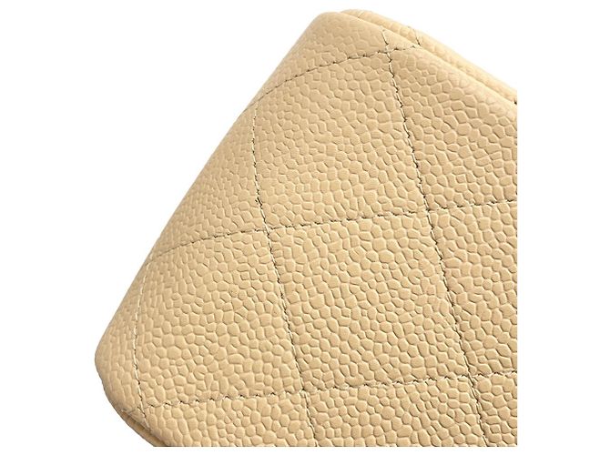 Borsa a tracolla Chanel Matelassé con catena Beige - vista 8