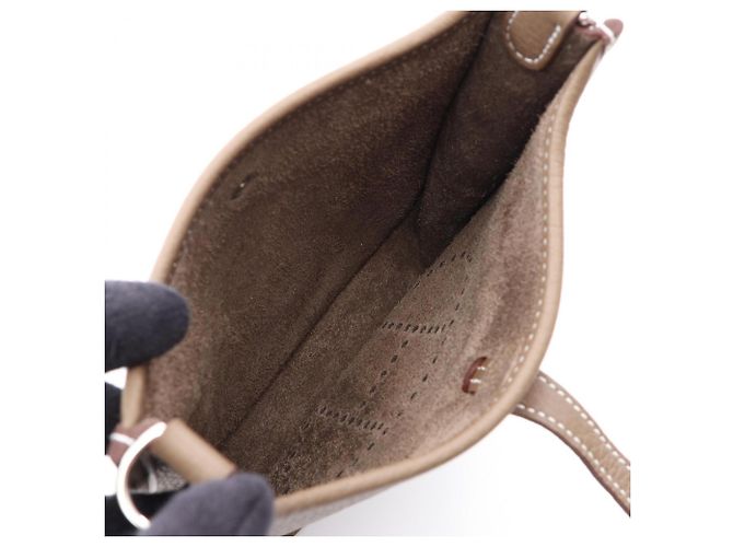 Hermès Borsa a tracolla Hermes Evelyne TPM Amazon Marrone - vista 3
