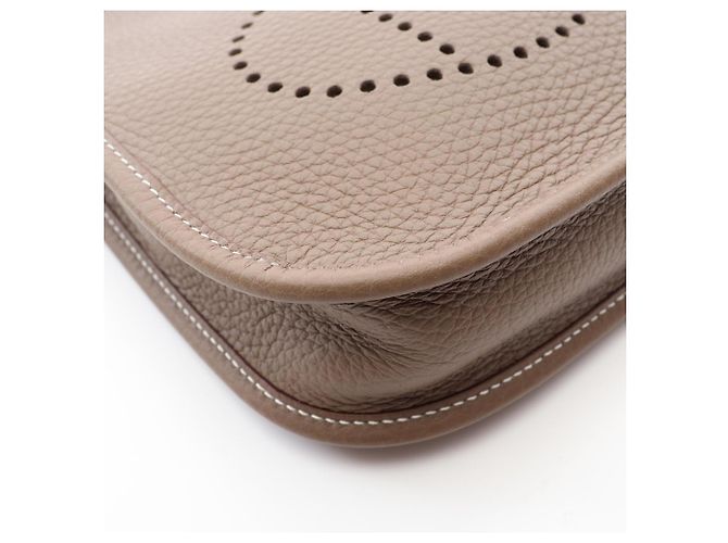 Hermès Borsa a tracolla Hermes Evelyne TPM Amazon Marrone - vista 6