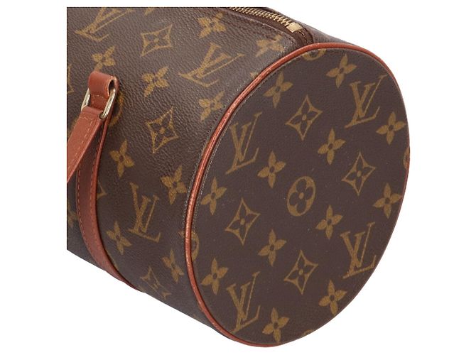 Borsa a mano Louis Vuitton Papillon 30 Monogram Marrone - vista 10