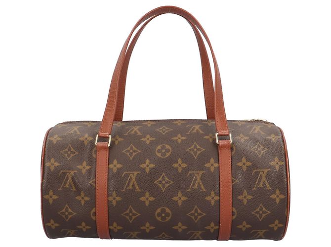 Borsa a mano Louis Vuitton Papillon 30 Monogram Marrone - vista 3
