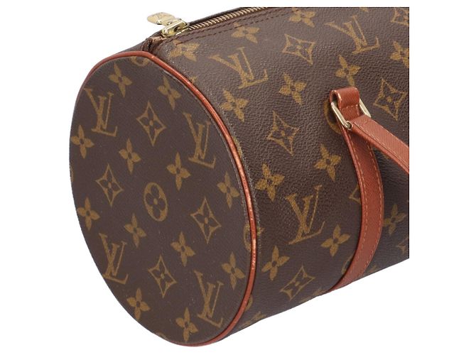 Borsa a mano Louis Vuitton Papillon 30 Monogram Marrone - vista 8