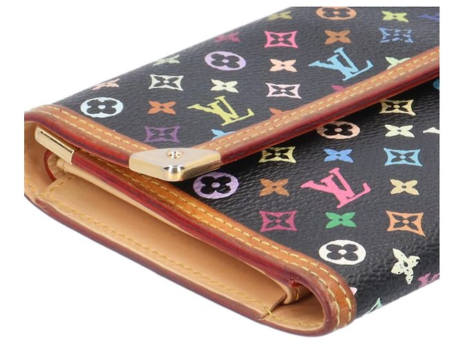 Louis Vuitton Portefeuille Tresor International Long Wallet Nero - vista 10