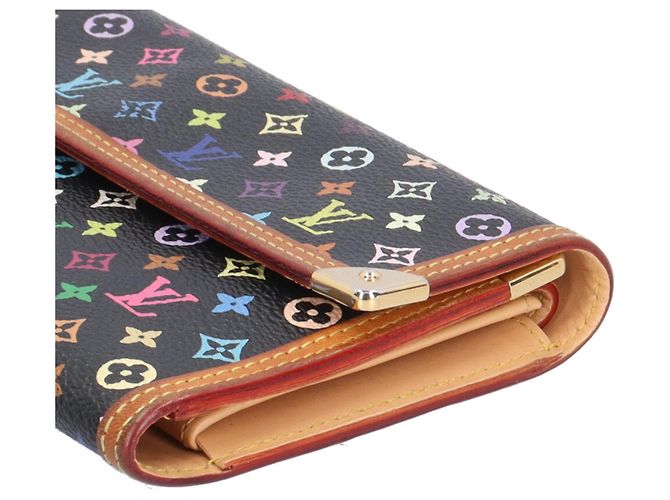 Louis Vuitton Portefeuille Tresor International Long Wallet Nero - vista 12