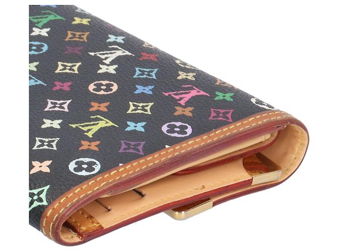Louis Vuitton Portefeuille Tresor International Long Wallet Nero - vista 15