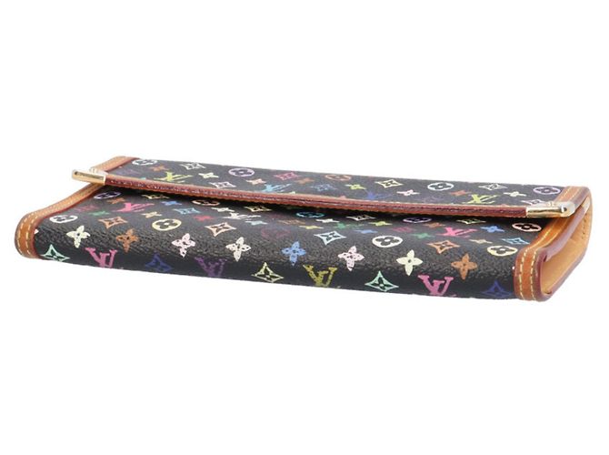 Louis Vuitton Portefeuille Tresor International Long Wallet Nero - vista 4